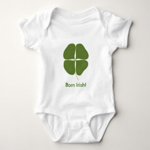 Body Shamrock vert, Born Irlandais Saint Patricks Day T