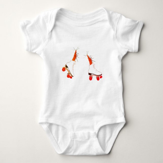 Body Shrimps on Roller Skates Baby Bodysuit (Devant)