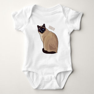 Body Siamese cat cartoon