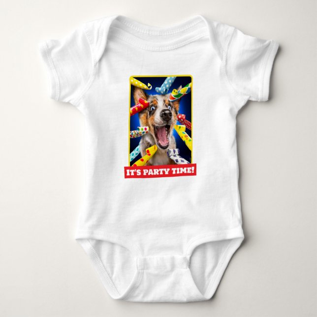 Body Sifflets de fête pour chien heureux (Devant)