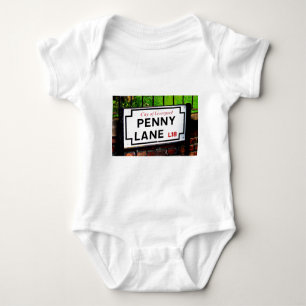 Body signe de Liverpool Angleterre de ruelle de penny