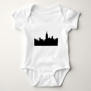Body Silhouette de New York noir blanc