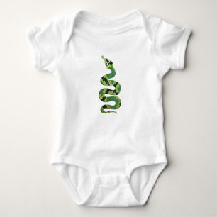 Body Silhouette d'impression en noir et vert serpent