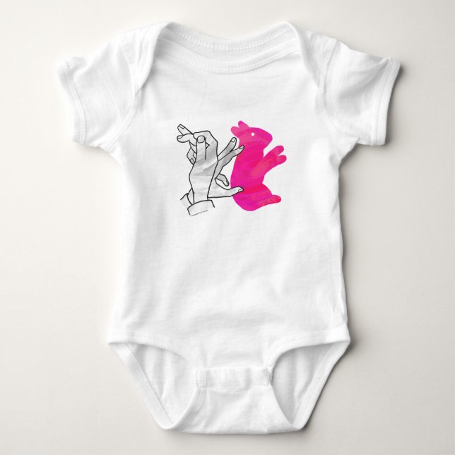 Body Silhouette main Rabbit rose (Devant)