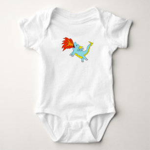 Body Simple Dragon Bébé qui souffle du feu