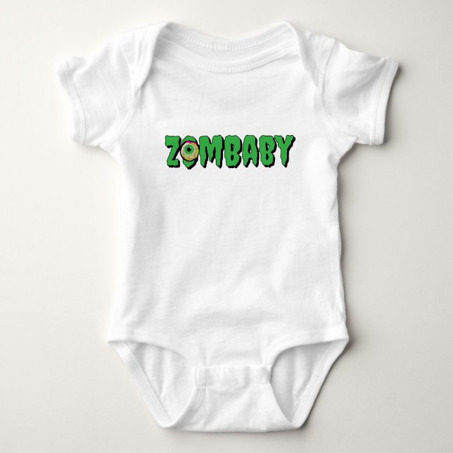 Body Simple drôle Punny mignonne Zombie ‘ZomBaby’ (Devant)