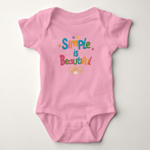 Body Simple est belle combinaison bébé Jersey Bodysuit