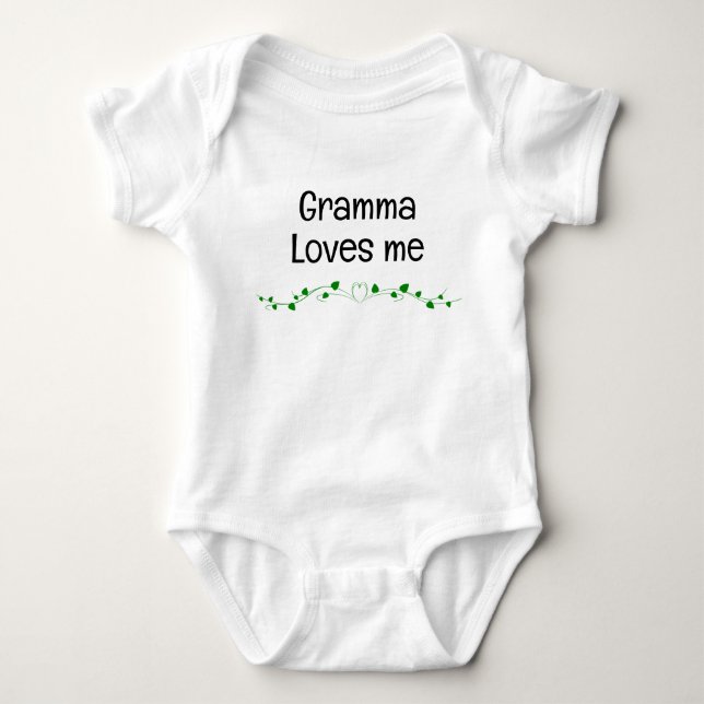 Body Simple gramma m'aime les bébés (Devant)