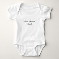 SIMPLE MINIMAL.CUTIE AJOUTER LE NOM BÉBÉ heureux H