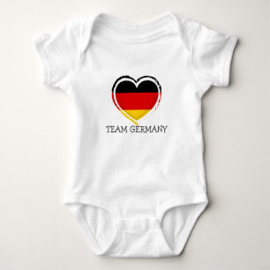 Body Simple moderne ALLEMAGNE Fan ALLEMAND Drapeau nom 