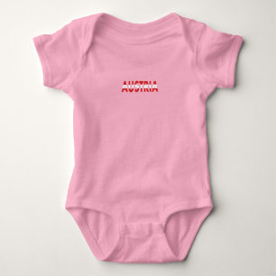 Body Simple moderne Autriche National Drapeau Vêtements