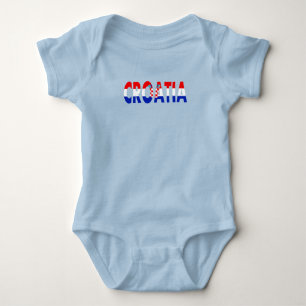 Body Simple moderne Croatie Drapeau national Vêtements