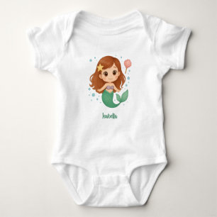 Body Simple petite sirène mignonne