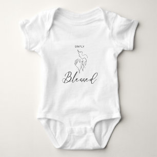 Body Simplement Bénis Dessin Minimaliste Chrétien En Li
