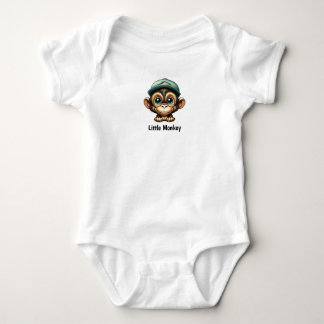 Body Singe curieux avec Casquette vert