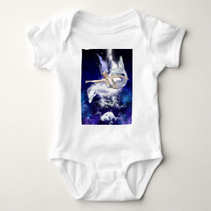 Body Sirène avec T-shirt bébé dauphin