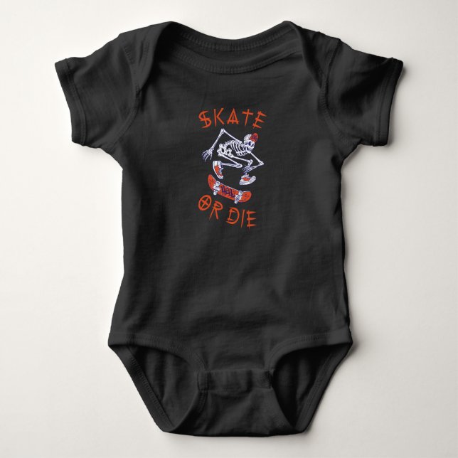 Body Skate ou die Skeleton Skateboarder (Devant)