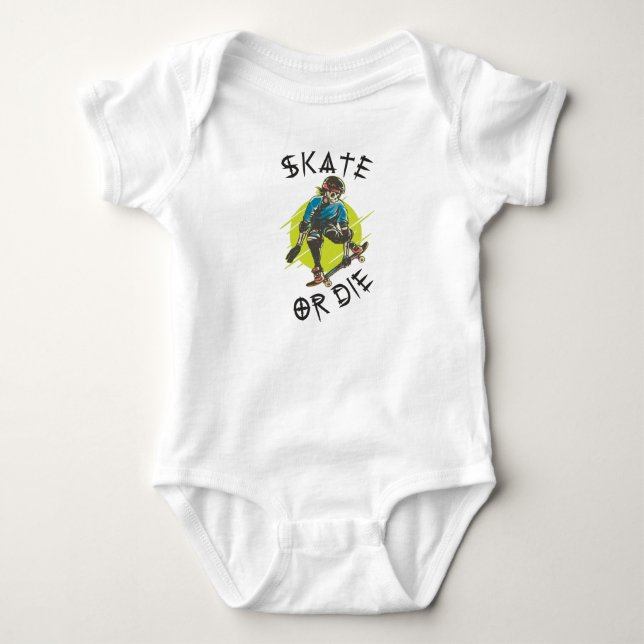 Body Skate ou die Skeleton Skateboarder (Devant)