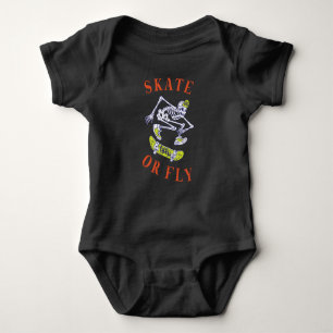 Body Skate ou volez Skeleton Skateboarder