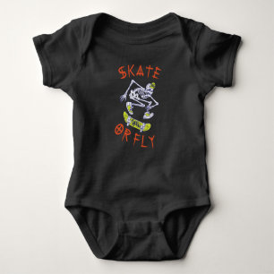 Body Skate ou volez Skeleton Skateboarder