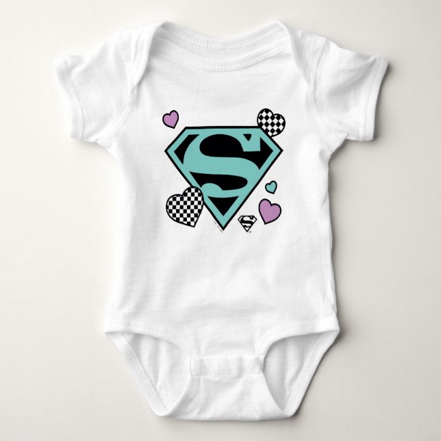Body Skater Girl Supergirl Coeurs S-Shield (Devant)