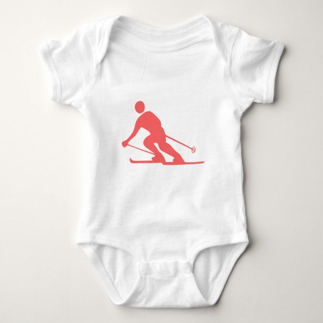 Body Ski - rose tropical (Devant)