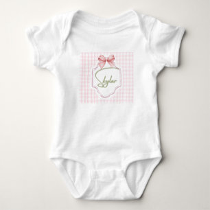 Body Skylar personnalisé bébé fille infirmière Bow&En v
