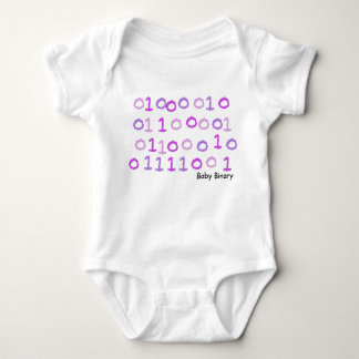 Body Sleepsuit binaire rose de bébé