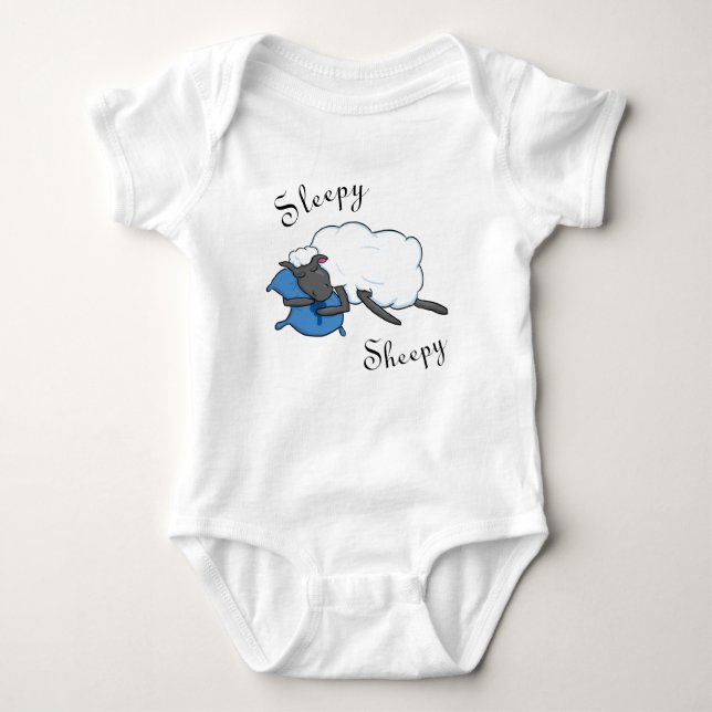 Body Sleepy Sheepy Baby Bodysuit (Devant)