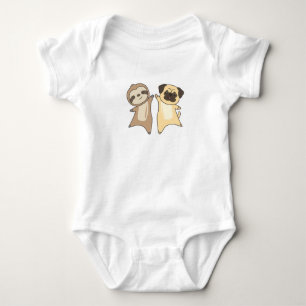 Body Sloth Carlin chien Amoureux des animaux Sloth Dogs