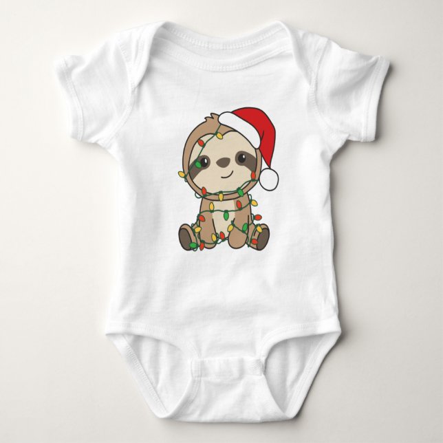Body Sloth Christmas Winter Animaux Slots (Devant)