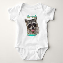 Snack Bandit Funny Raccoon Bodysuit bébé - Mignonn