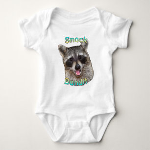 Body Snack Bandit Funny Raccoon Bodysuit bébé - Mignonn
