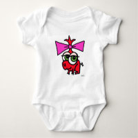 snapsuit de sourire affecté de bébé