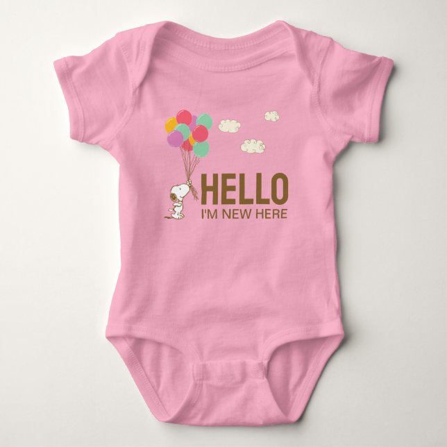 Body Snoopy et ballons (Devant)