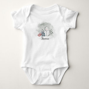 Body Snowman Baby Bodysuit