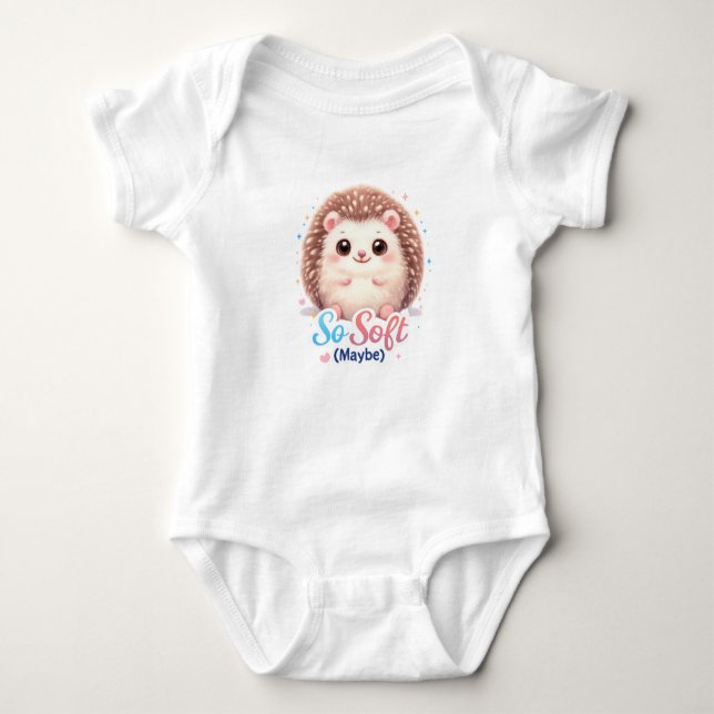 Body So Soft Hedgehog Baby Bodysuit (Devant)