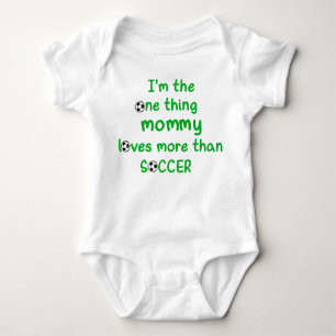 Body Soccer Maman Football Baby Boy mignonne