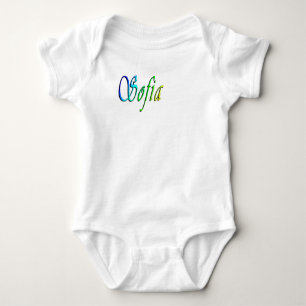 Body Sofia Son Nom En Couleur,