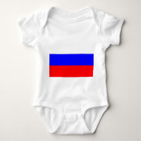 Soin de bébé patriotique avec drapeau Russie