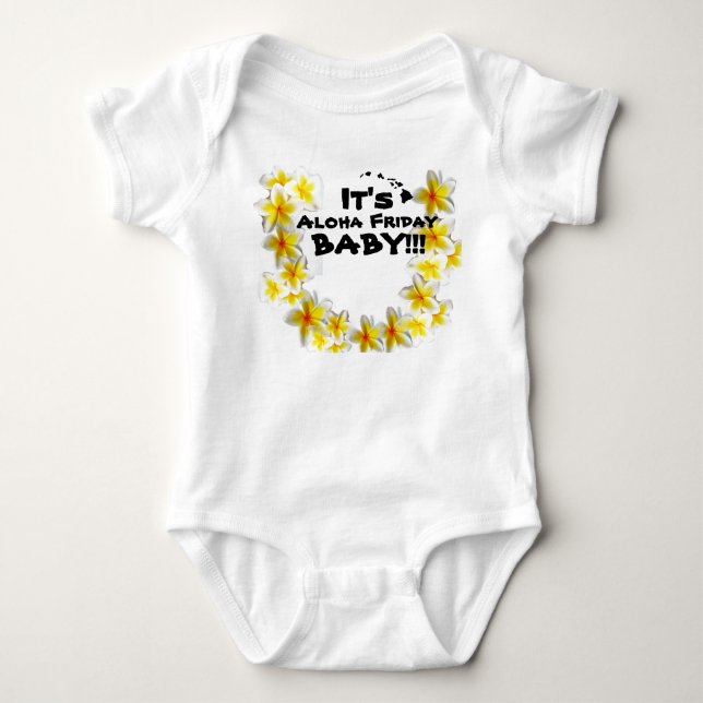 Body Son Aloha Friday Baby ! ! Vêtements Pour Bébé Par  (Devant)