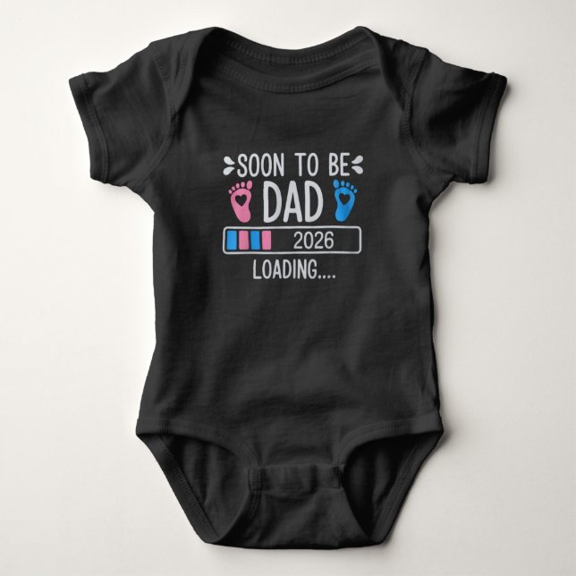 Body Soon to Be Dad 2026 Loading Pregnancy Announcement (Devant)