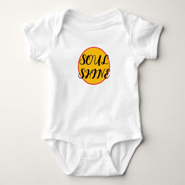 Body "SOUL SHINE" bébé une pièce avec art original (Devant)