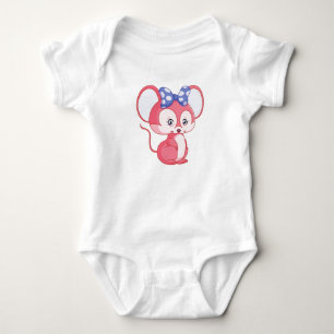 Body Souris adorable : T-shirt bébé avec conception de