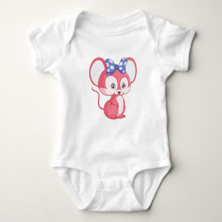 Body Souris adorable : T-shirt bébé avec conception de 