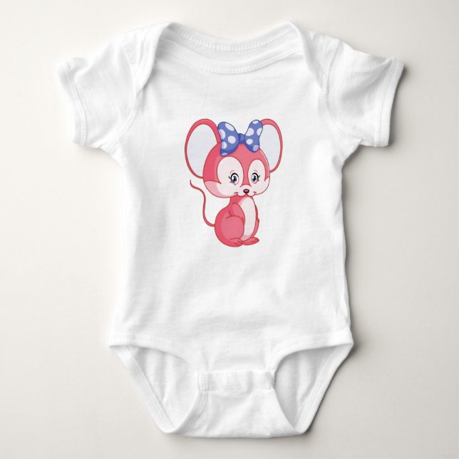 Body Souris adorable : T-shirt bébé avec conception de  (Devant)