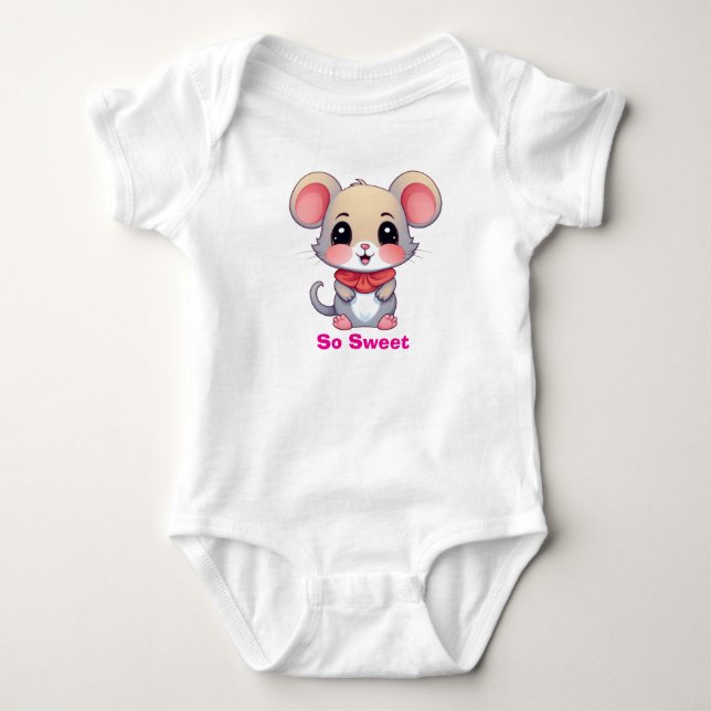 Body Souris bébé si mignonne  (Devant)
