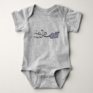 Body Souris Cartoon Rat Nouvel An 2020 Bodysuit 2