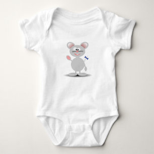 Body Souris conviviale Bébé Tee