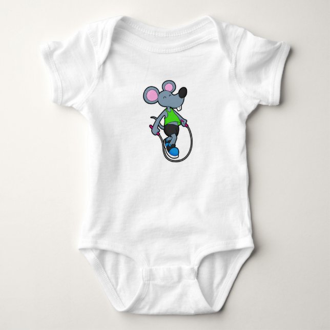 Body Souris en forme avec corde (Devant)
